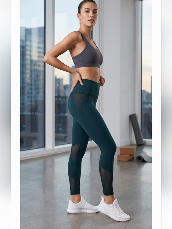 Sweaty Betty Pants - Sweaty Betty The Power Navy Full-Length Leggings 27 Inches
